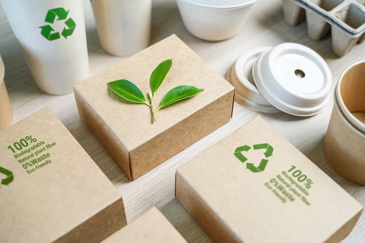 ambalaje biodegradabile reciclabile din fibre naturale pentru afaceri sustenabile